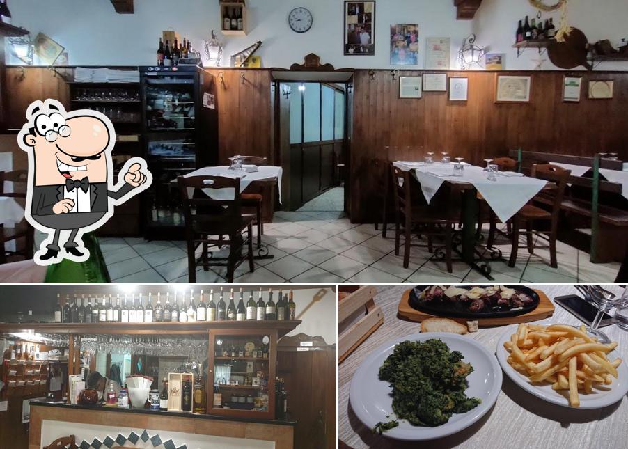 La immagine della interni e cibo di La Pignata