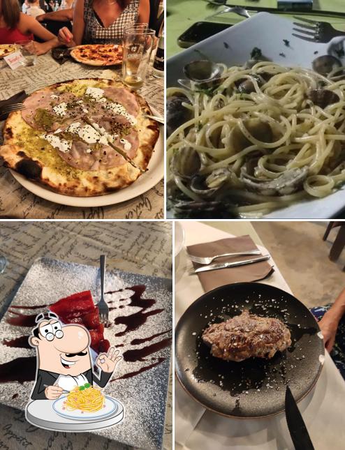 Spaghetti alla carbonara al Agriturismo La Napoleona