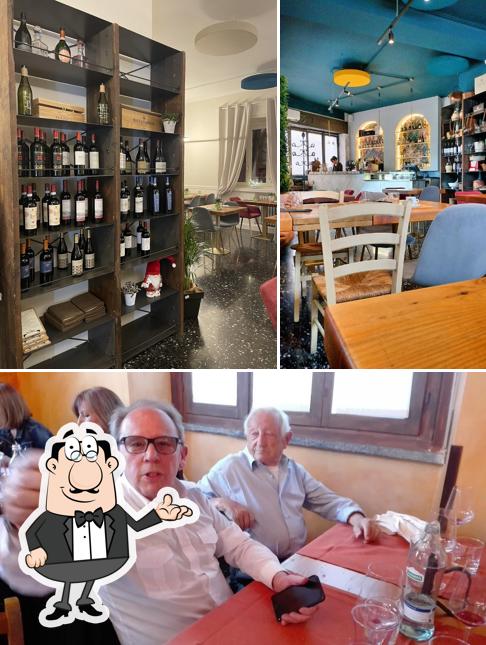 Gli interni di Fermes Chi Osteria