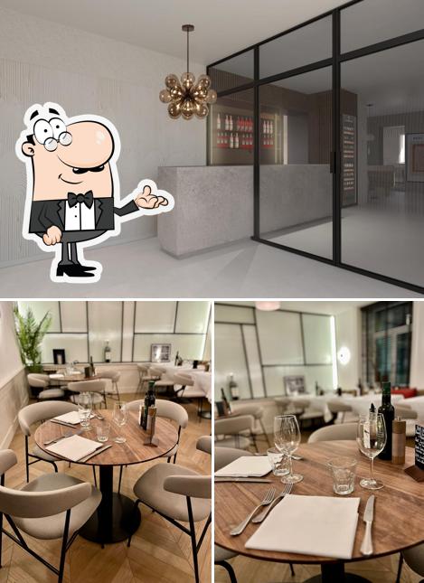 Gli interni di Bistro National