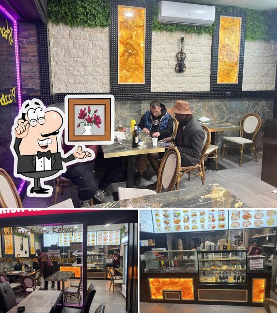 La immagine della interni e cibo di Istanbul Kebap Pizzeria
