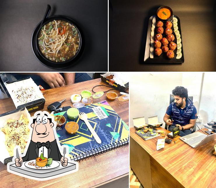 This is the image displaying food and interior at MOMO MAGIC XPRESS