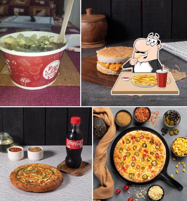 French fries at Pizza Galleria Kota