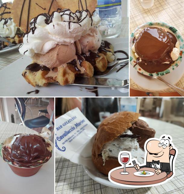 Mousse al cioccolato al Gelateria Cavalluccio Marino
