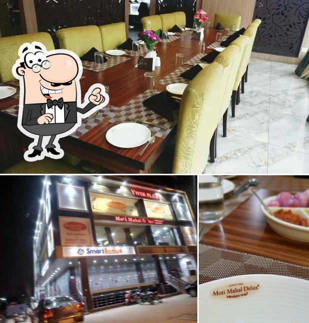 The interior of Moti Mahal Delux- Tandoori Trail