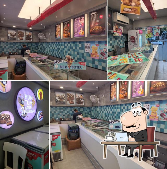 The interior of Havmor Eatry