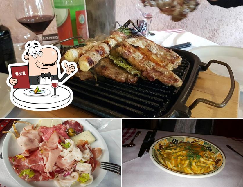 Cibo al Trattoria carnezzeria la chianina