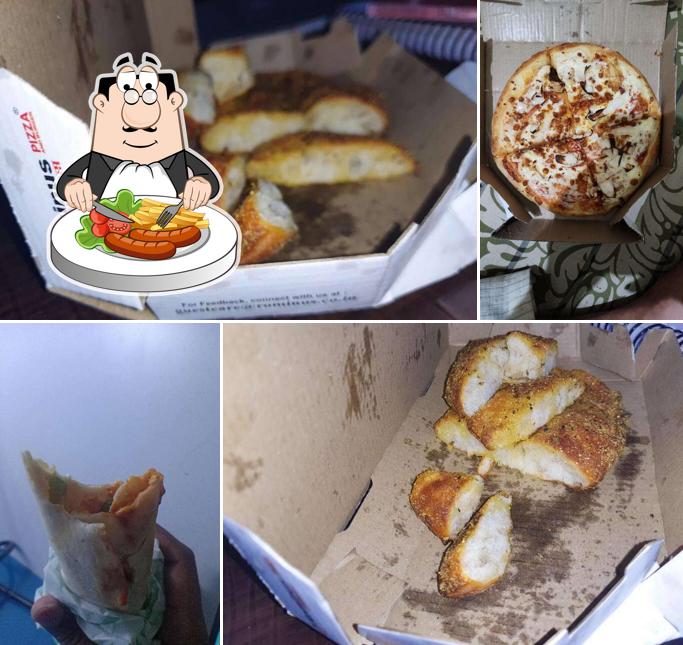 Food at Rominus Pizza and Burger