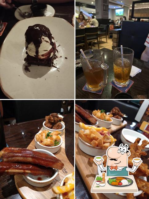 Mousse de chocolate em Restaurante Outback Steakhouse