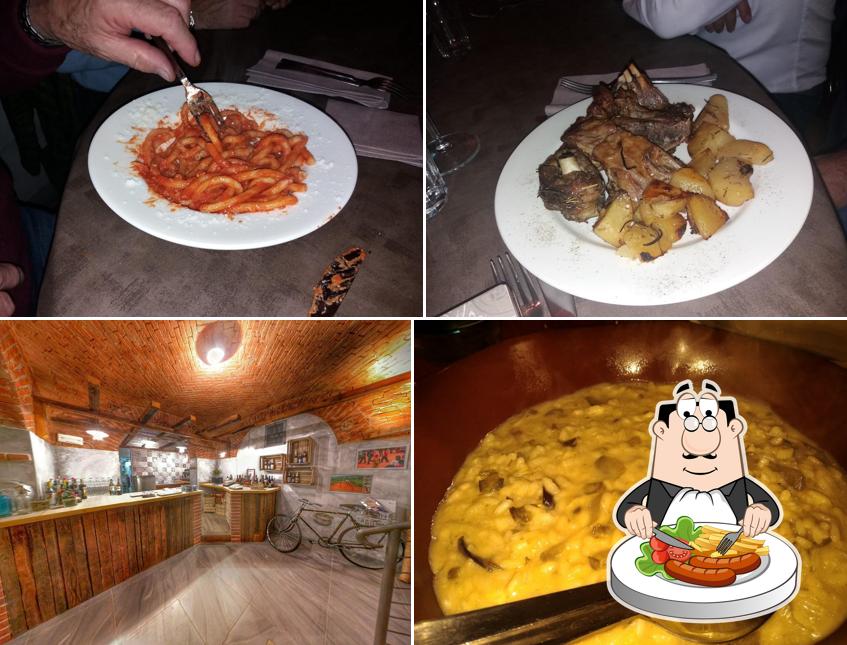 Cibo al Trattoria Il Cantinone D'inverno