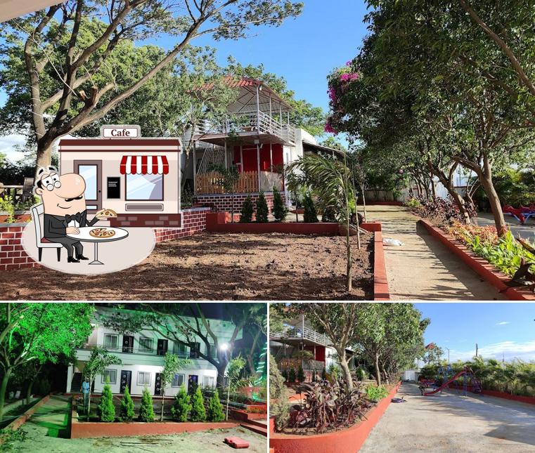 The outside part is an important feature of MatoShree farmhouse