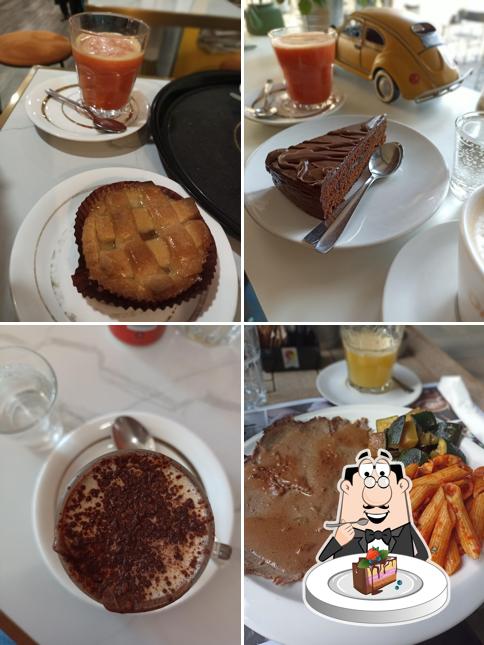 Torta al cioccolato al Bar Diplomatic Oasi