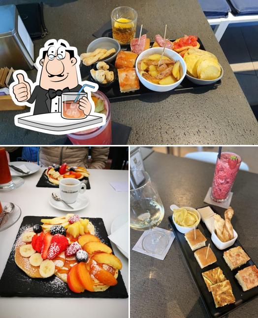 Caffè dei Giardini si caratterizza per la bevanda e tavolo da pranzo