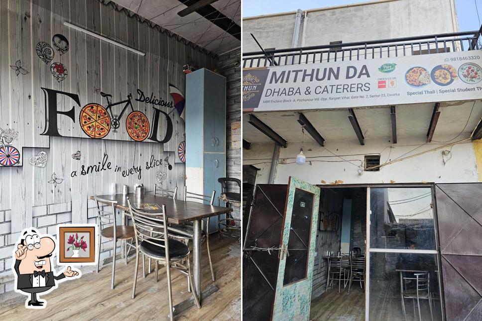 The interior of Mithun Da Dhaba