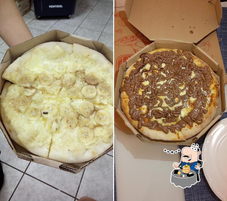 Platos en Pizza no Balcão