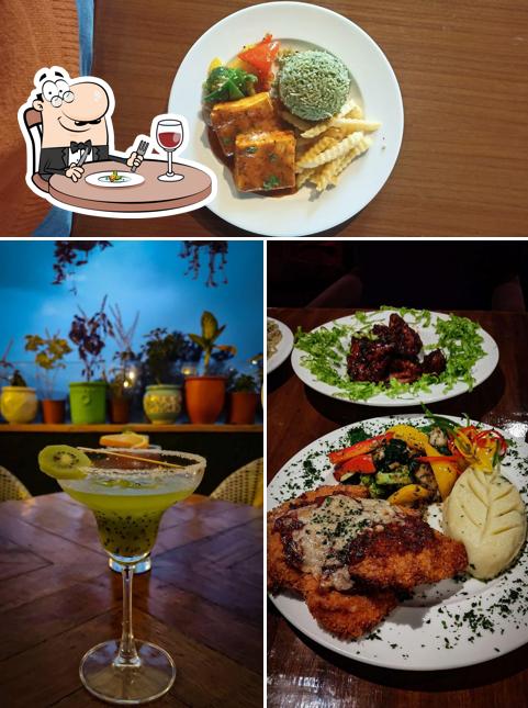 Food at Auric Restaurant & Rooftop Cafe