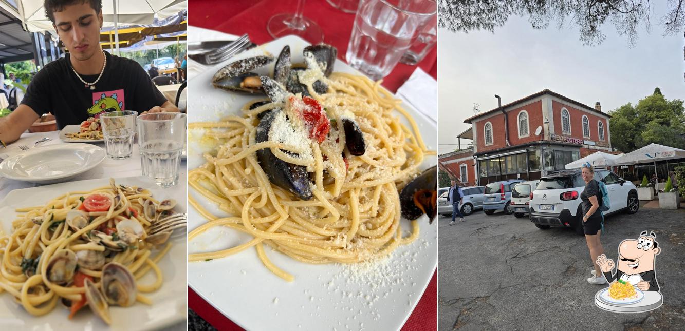 Spaghetti alla carbonara al Bar Osteria