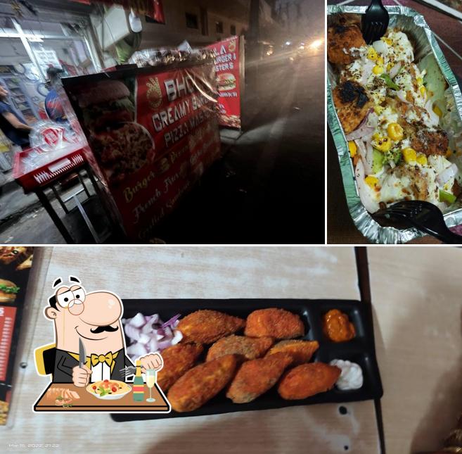 Food at Bhola Milk Bar & Creamy Burger