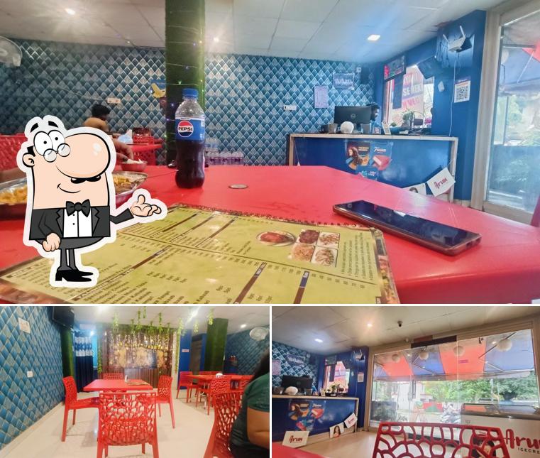 The interior of Biryani House