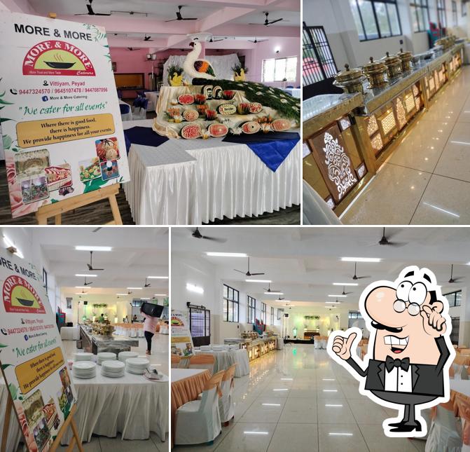 The interior of MORE&MORE catering Service