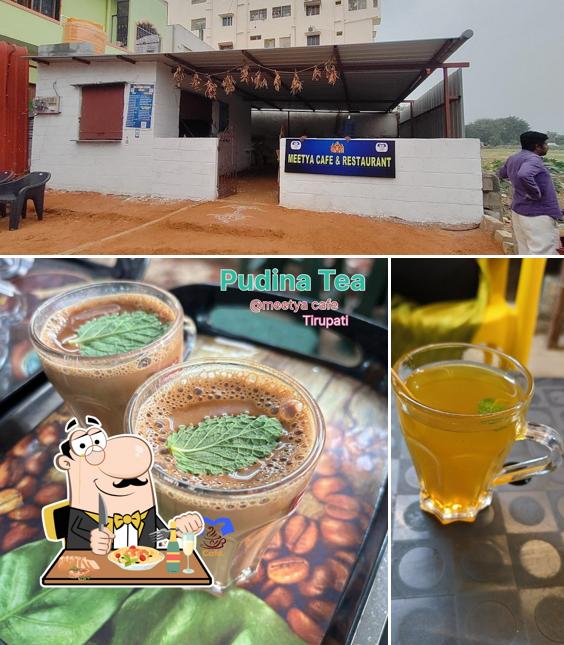 This is the image depicting food and interior at Meetya Cafe / Tea Bun