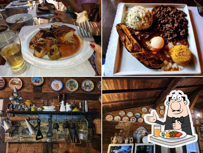 Platos en Restaurante Alvorada