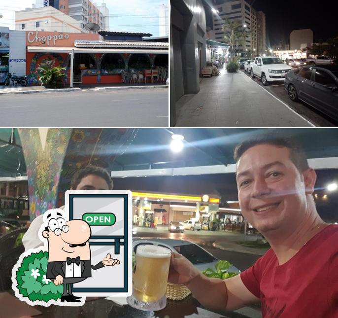 O exterior do Restaurante Choppão