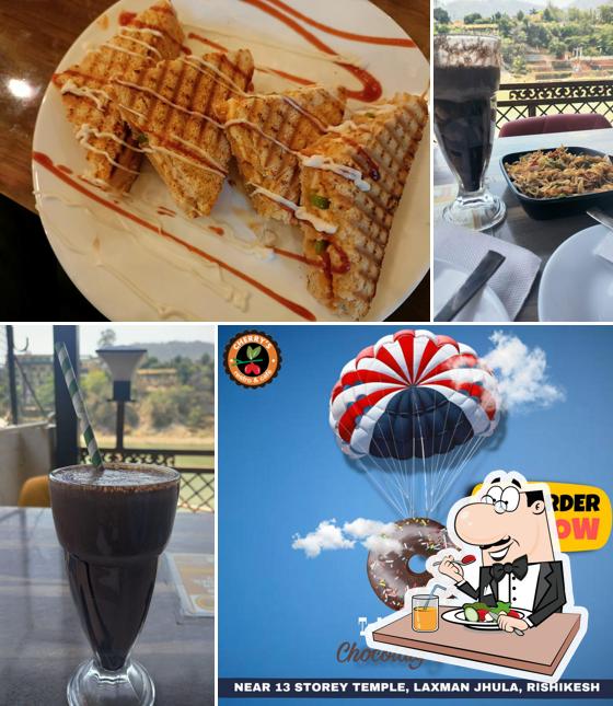 Food at Cherry’s the riverside restro & café