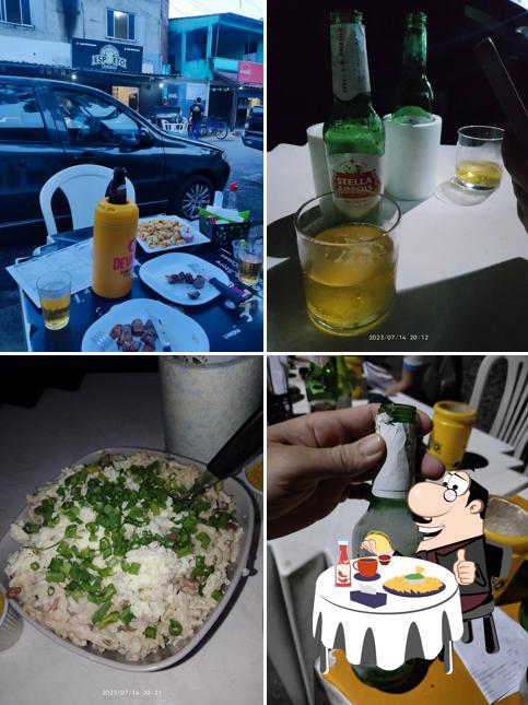 Prato de queijo em Espeto do samuca