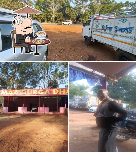 The exterior of Maa Durga dhaba jashipur
