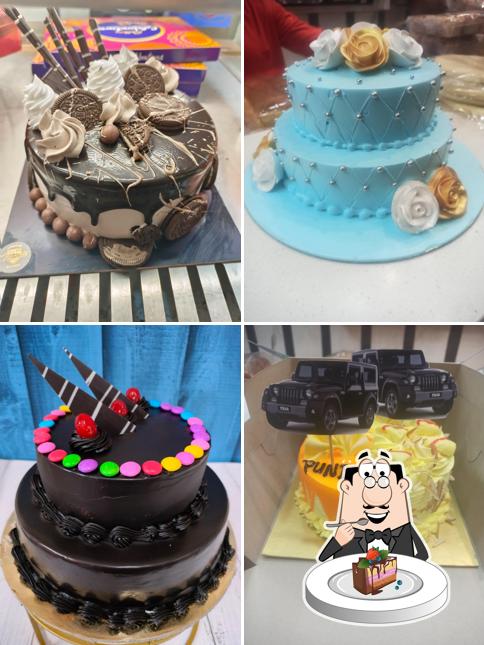 Chocolate cake at New Mamta Bakery and confectionery