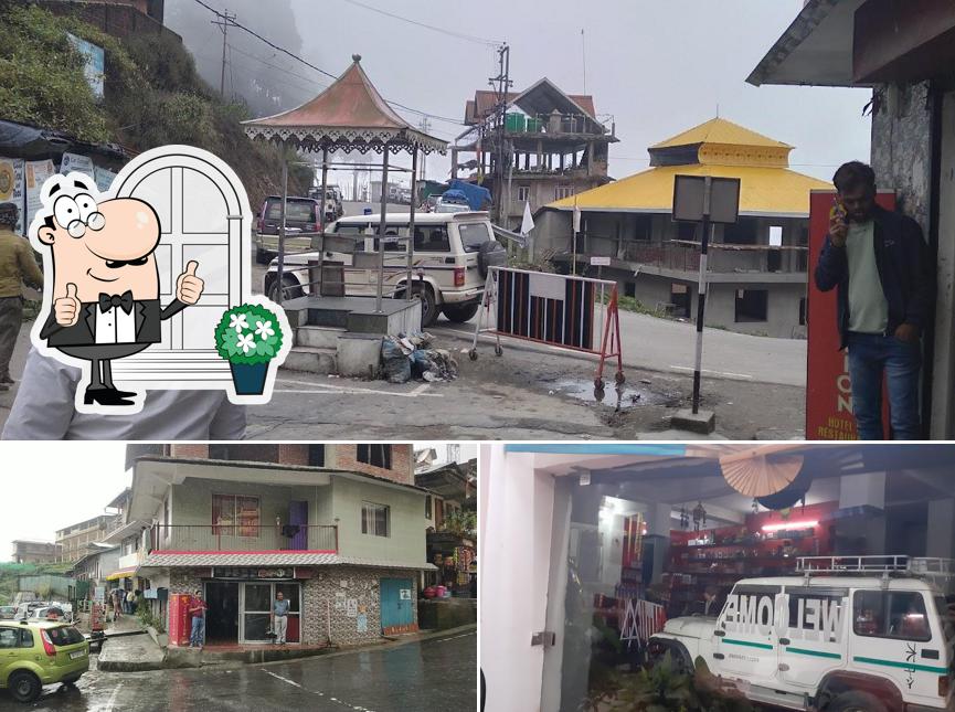 You can get some fresh air outside T JUNCTION RESTAURANT