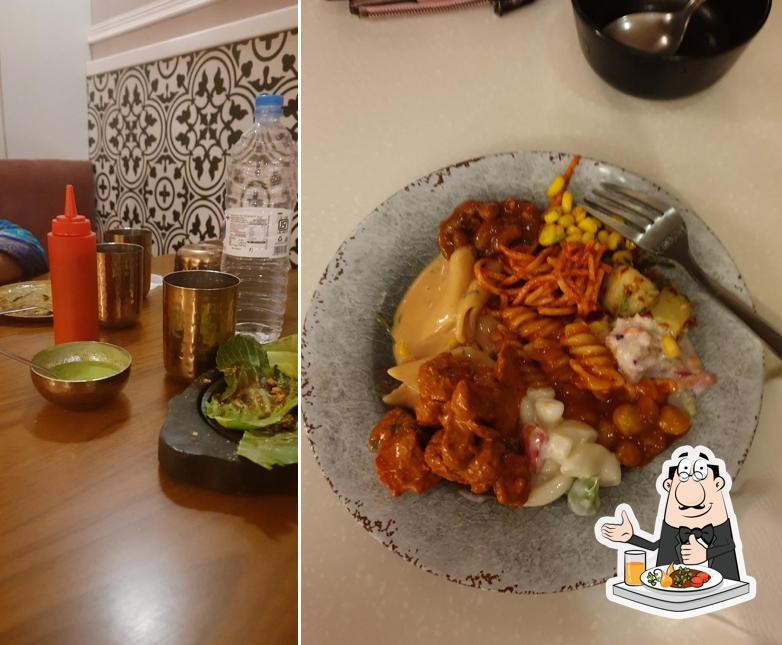 Food at Uncle Sam's Pizzas