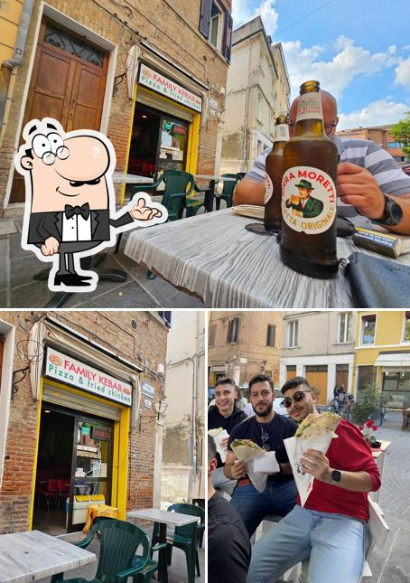 Gli interni di Ali Babà Kebab