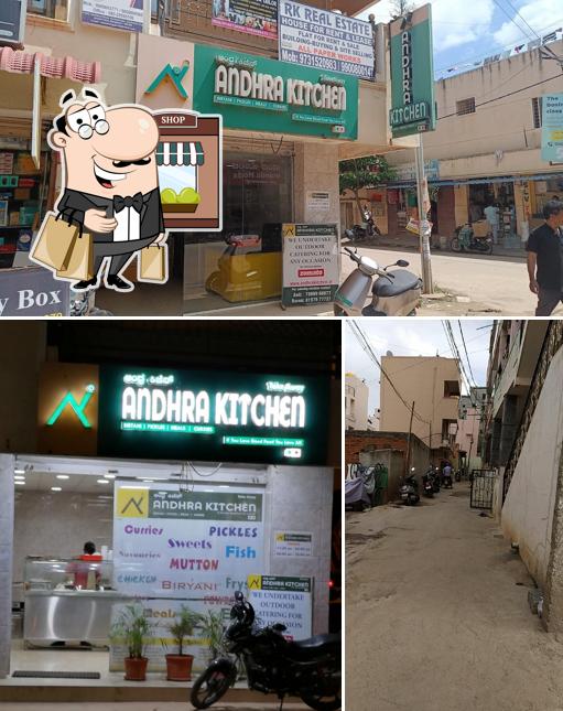 The exterior of Andhra kitchen