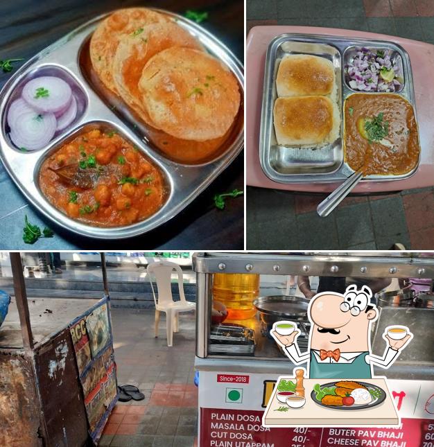 The picture of food and interior at Gajanan Special Pav Bhaji गजानन स्पेशल पावभाजी