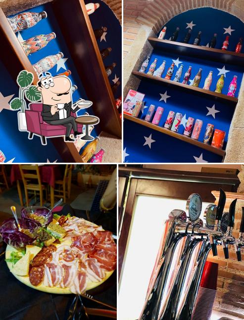 Gli interni di Hangover cocktail bar