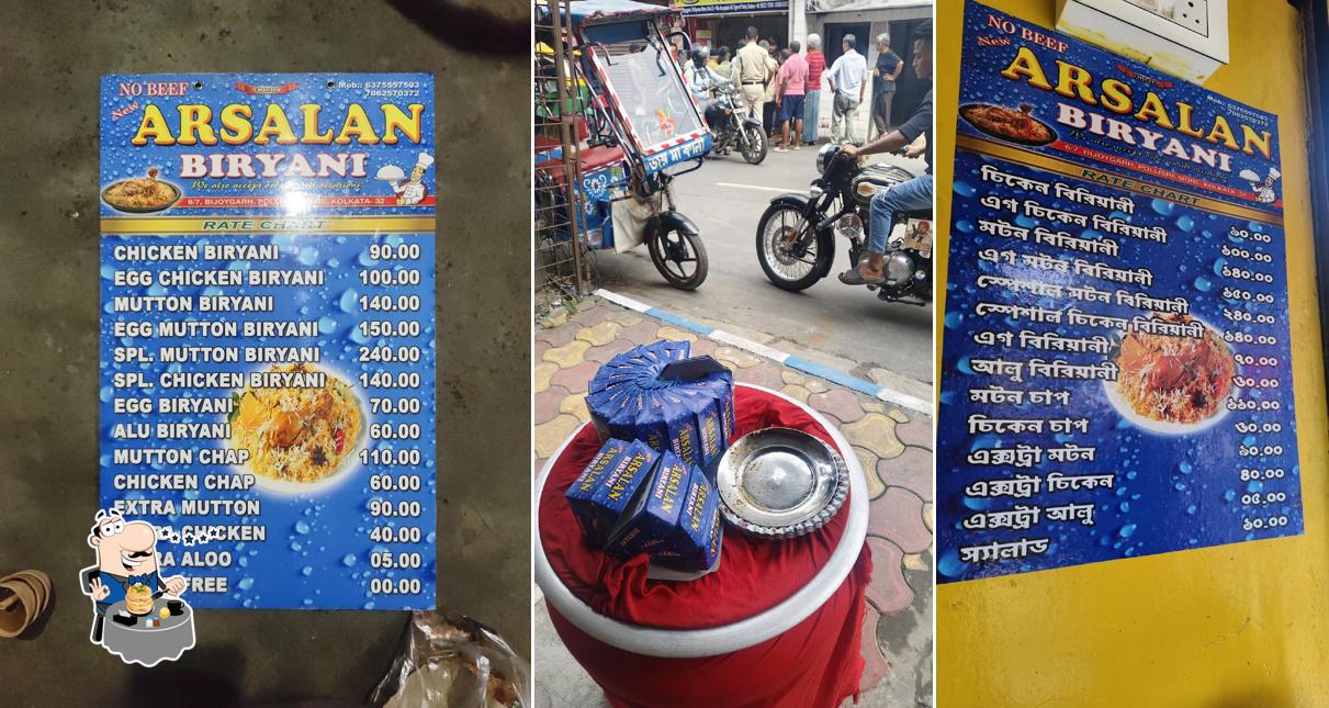 Meals at New Arsalan Biryani