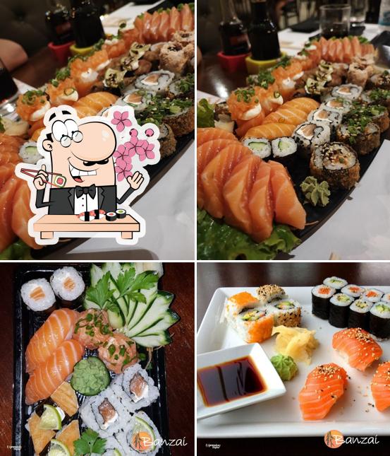 No Banzai - Comida Japonesa, você pode provar sushi