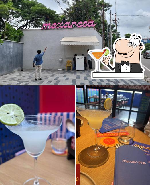 The restaurant's drink and exterior