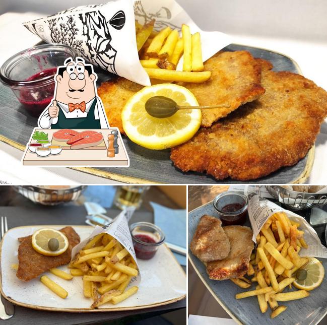 Fish and chips al Restaurant Crystal