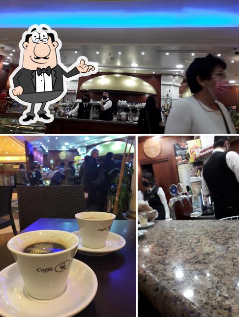 Dai un'occhiata agli interni di Caffè Roma