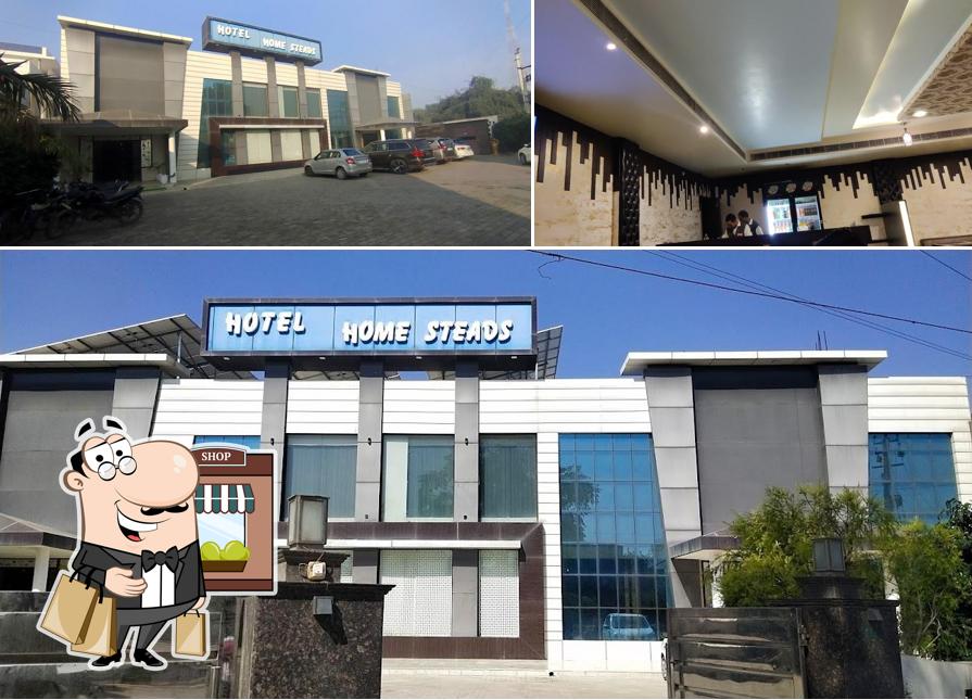 Hotel Home Steads is distinguished by exterior and interior