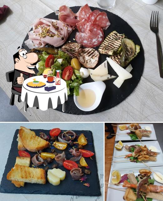 Piatto di formaggi al Osteria del Borgo Dentro