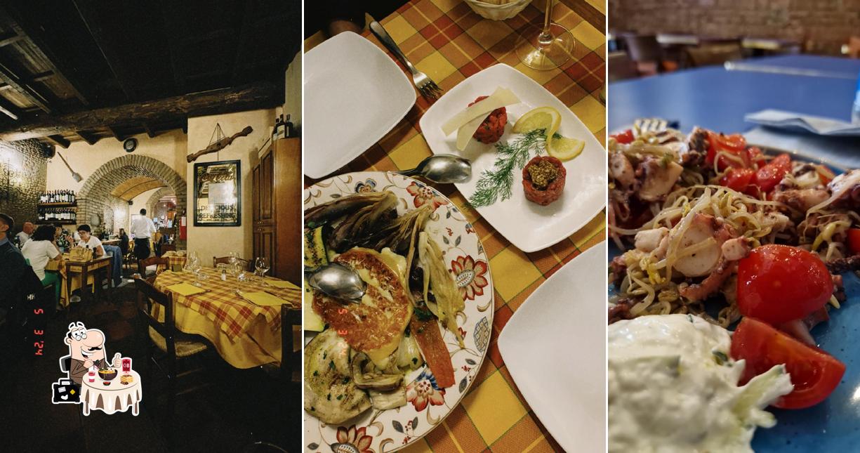 Cibo al Enoteca Con Cucina Di Pesce