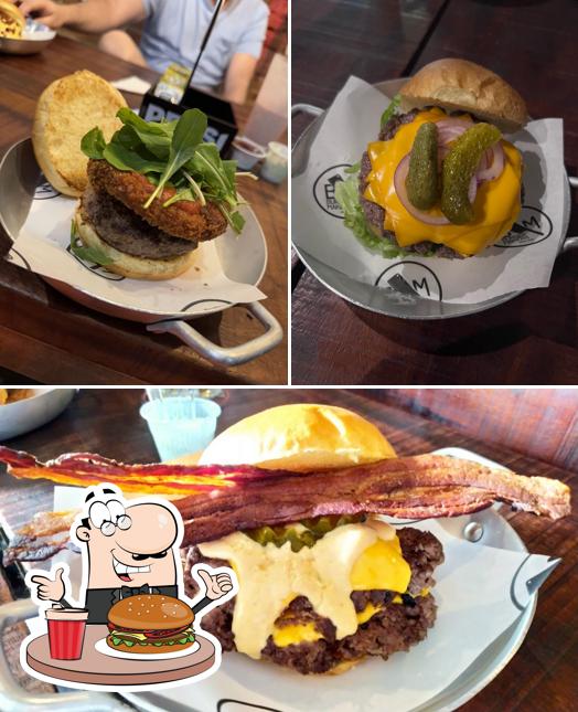 Os hambúrgueres do Burger Makers irão saciar uma variedade de gostos