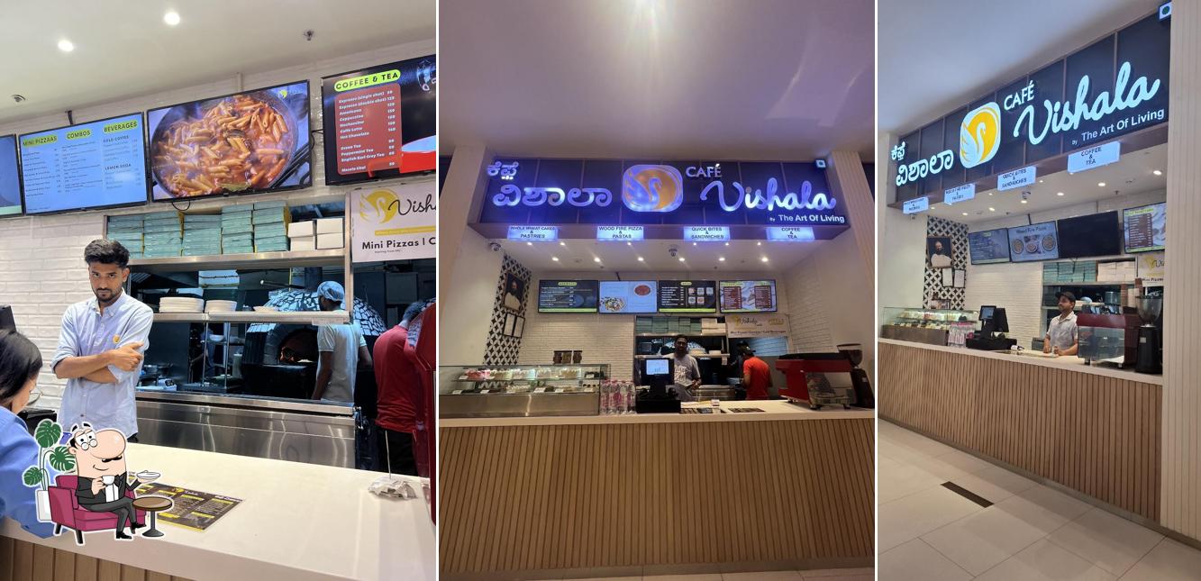 The interior of Cafe Vishala