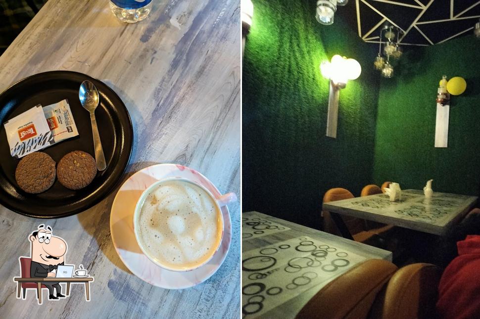 The interior of DK Coffee Bar