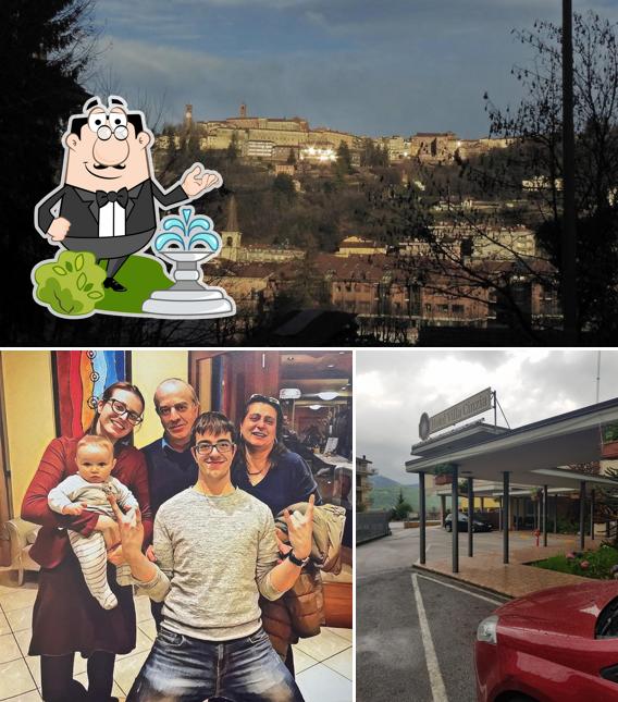 Curiosa tra la parte esterna di Ristorante Cristallo