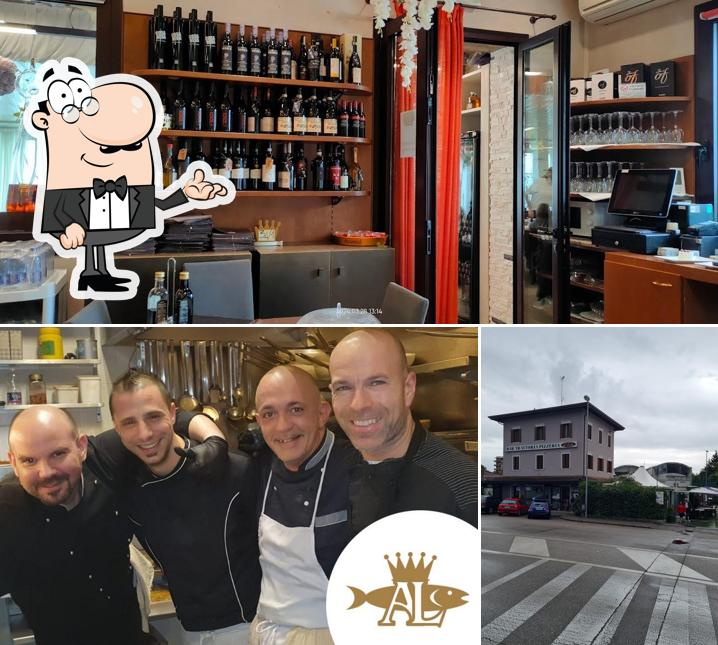 Gli interni di Al Lido